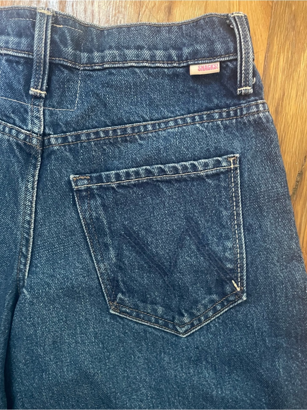 MOTHER Snacks The Rigatoni Sneak Wide Leg Jeans Yes, Chef! 25 - Picture 7 of 8